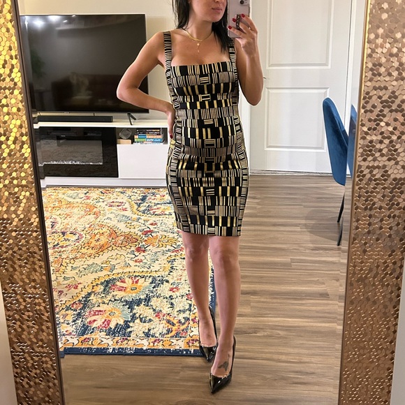 Herve Leger Teresa Mini Dress - Size S - Picture 5 of 5